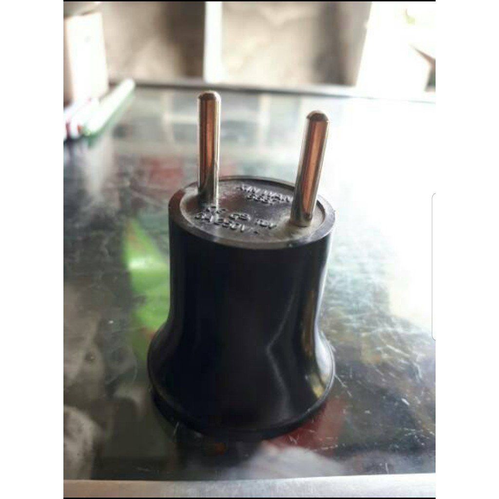 Fitting Lampu Colok Hitam Tanpa Saklar/ Steker Dudukan Tempat Lampu Colokan/ Rumah Lampu Colok/ Colo