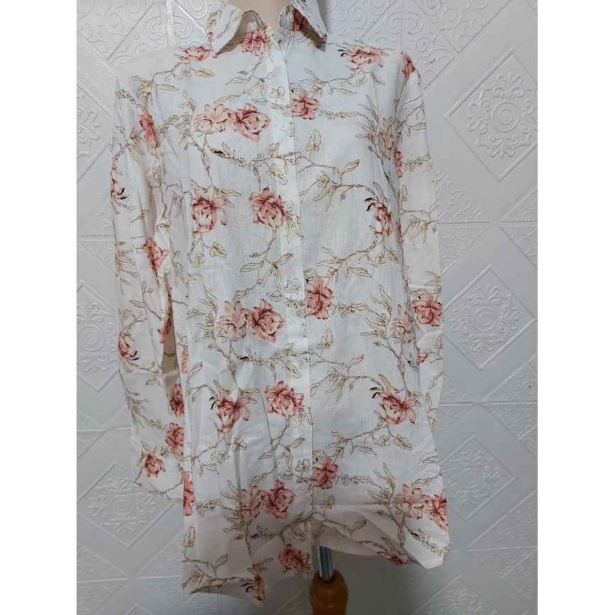 S/XXL-KEMEJA Tunik ANN1SA_atasan wanita/KHAKI