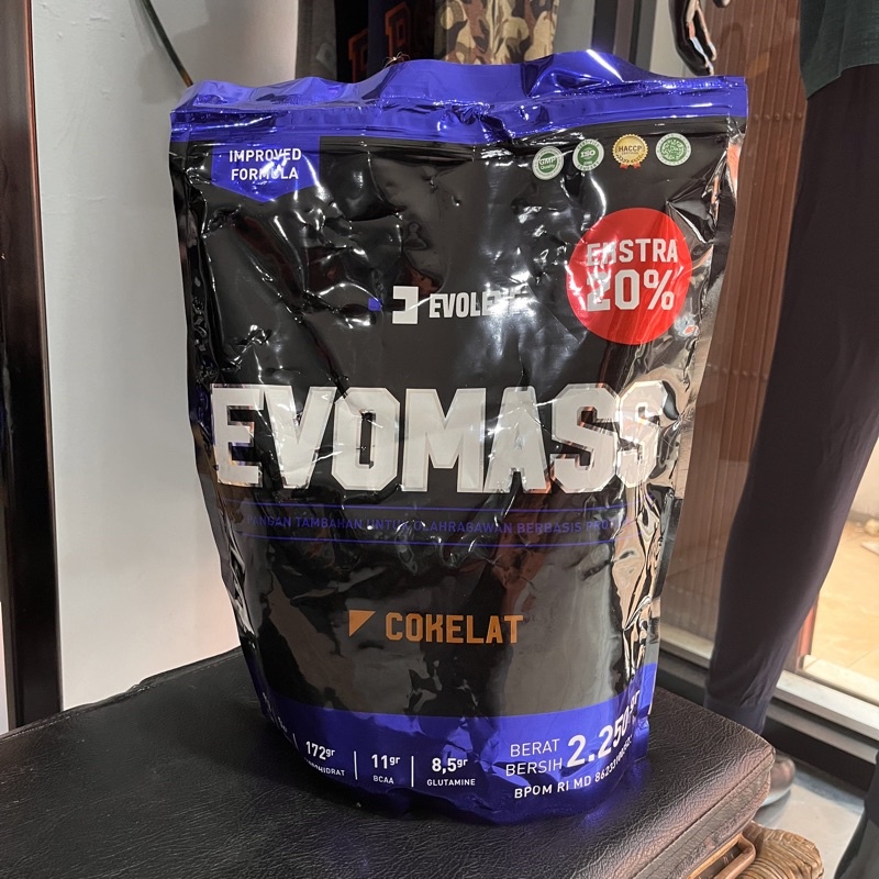 Evolene Evomass 5Lb 2.250 Gram Gainer Penambah Berat Badan