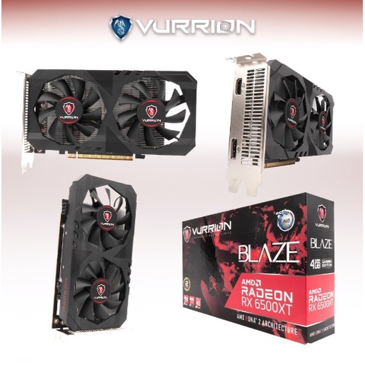 VGA Vurrion Radeon RX 6500 XT 4GB GDDR6 Blaze GAMING VGA ORI