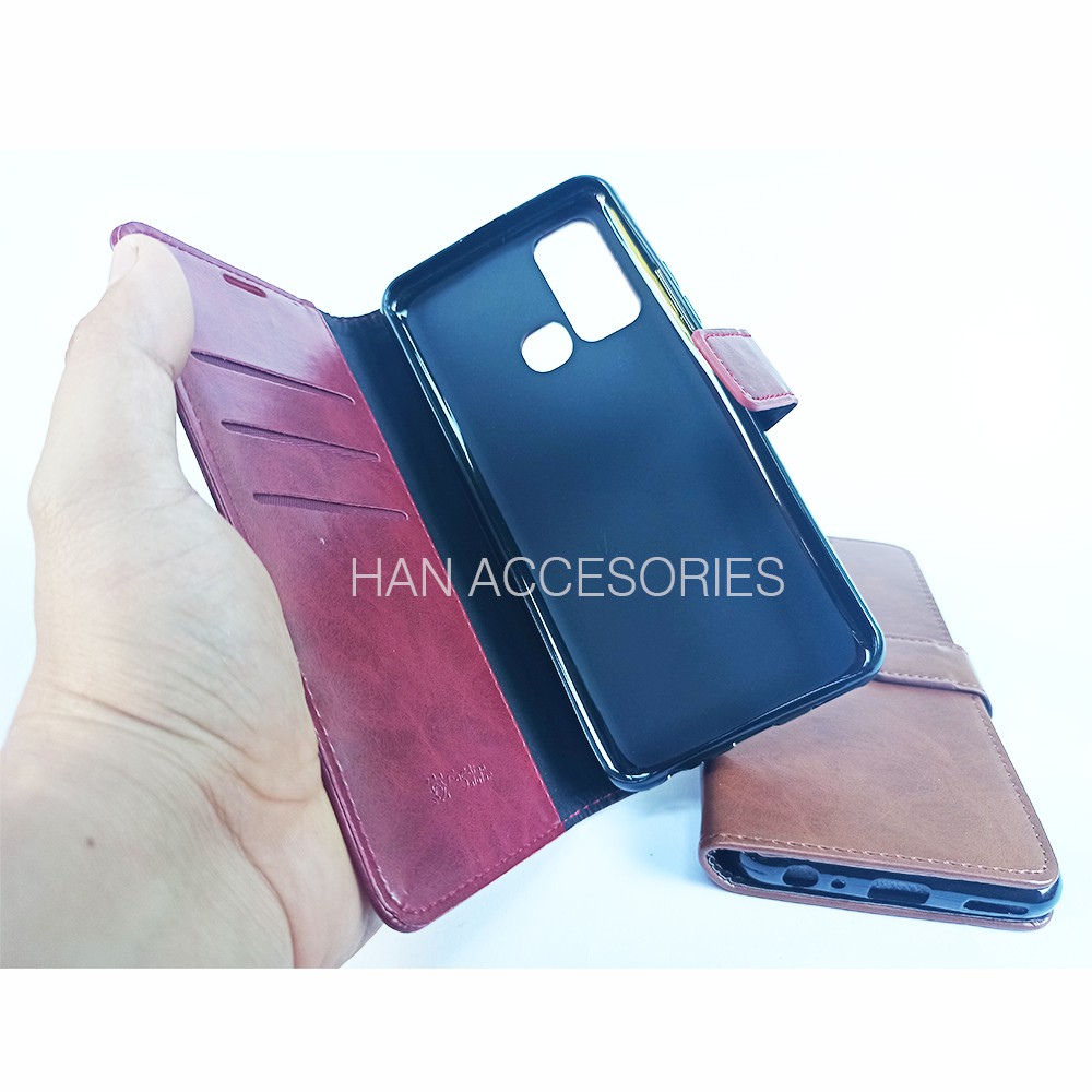 VIVO Y30/Y50/Y51/Y20/Y20i Original Fashion Selular Flip Leather Case - Flip Cover