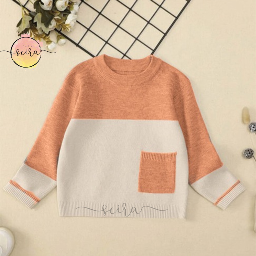 Cardigan Anak Miky Premium / Cardigan Anak Miky Tebal / Rajut Anak Tebal / Baju Anak Lucu