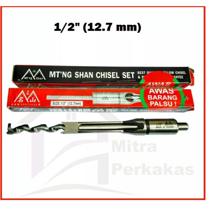 Jual Mata Bor Bobok Kayu Mata Chisel Tatah Bobok Hollow Mortice Chisel Blitz