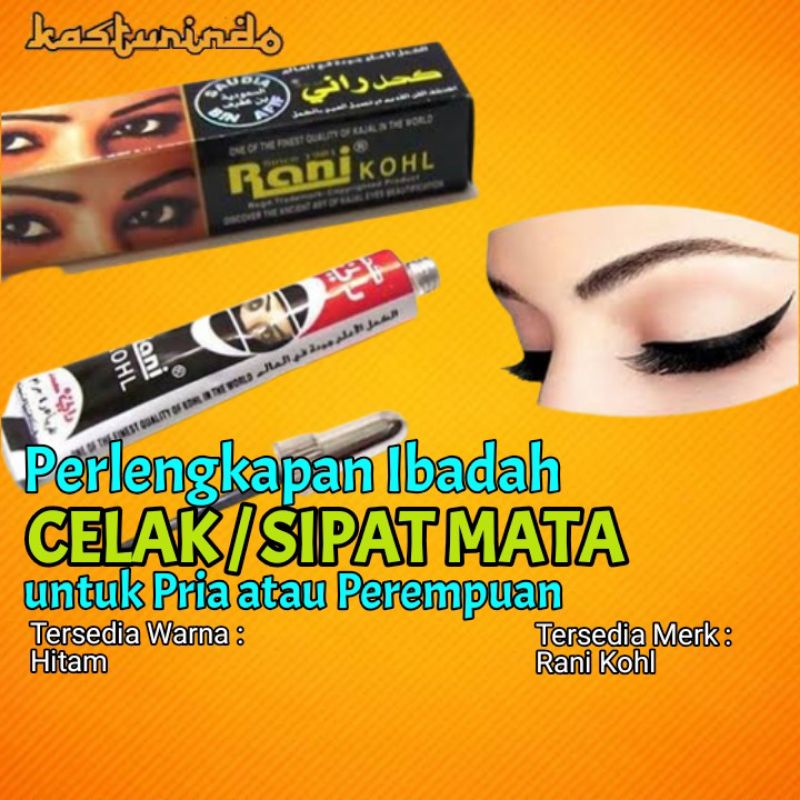 Celak / Sipat Sifat Mata Original Murah Pensil Pewarna Mata Hitam Rani Kohl