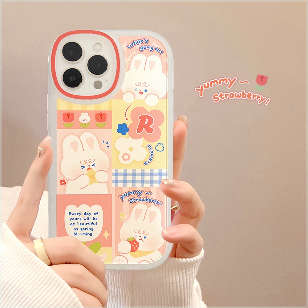 Soft Case Tpu Motif Kelinci Untuk Samsung A13 A23 A03 A53 M23 A02s A03S A22 A52S A12 A03 Core A32 A31 A10s A21s A33 M11 A23S A11 A11 A50S A11S A11S A11S A30X