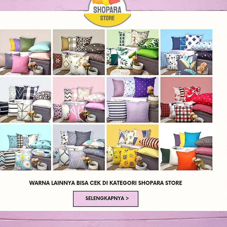 [50X50] Sarung bantal sofa katalog Red Cherry C6X4