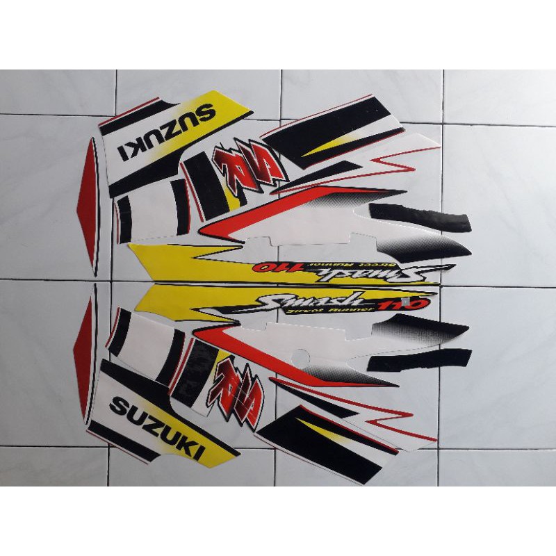 STRIPING STIKER SMASH SR 2004