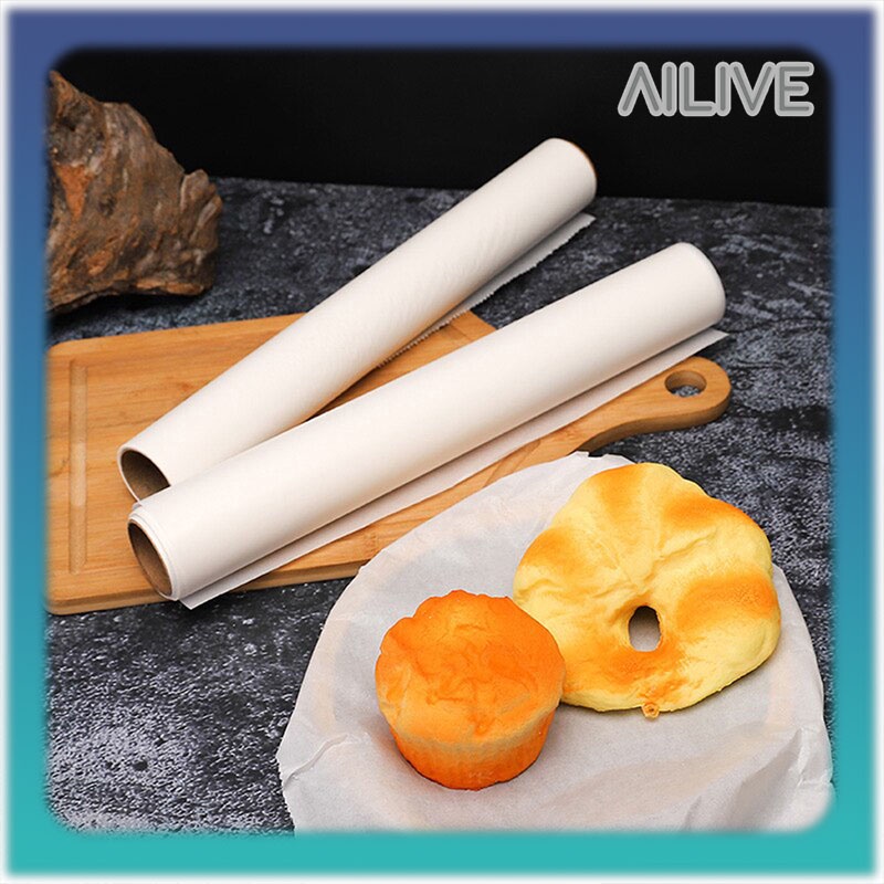 Baking Paper Anti Lengket 5M 10M 20M / Kertas Panggang Roti Anti Non Stick Alas Loyang Microwave Oven