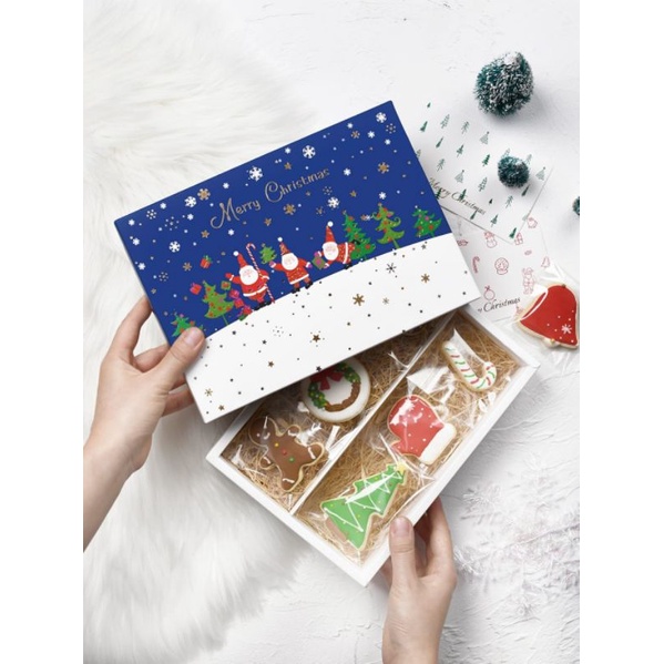 KOTAK HAMPER NATAL SEKAT BOX CHRISTSMAS COOKIES NASTAR NB19