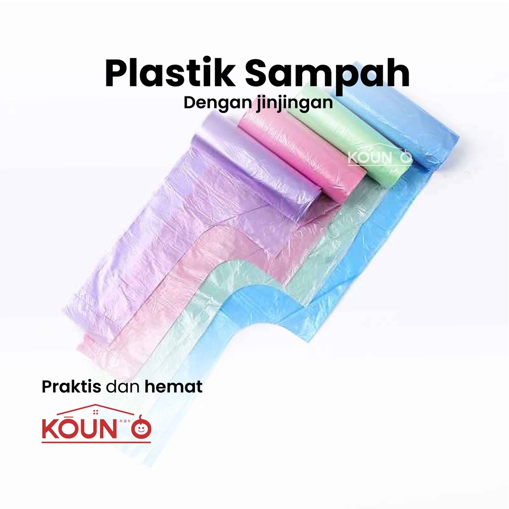 Kantong Plastik Sampah Roll Gulungan Perlengkapan Rumah Tangga Kresek Sampah Size 46x60 = Isi 20 Pcs