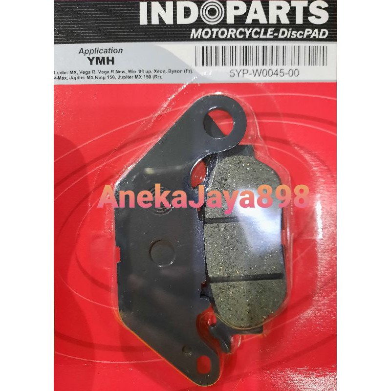 dispad/ kampas rem depan MX, Vixion, Vega r new, Vega ZR,  xeon, byson, soul, mio J,  N max belakang