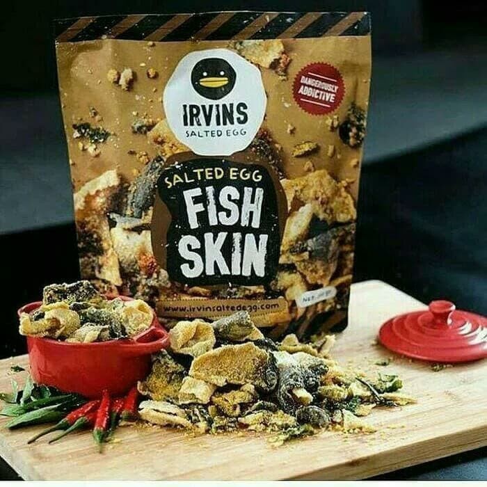 

irvin salted egg fish skin 230gr - BARU