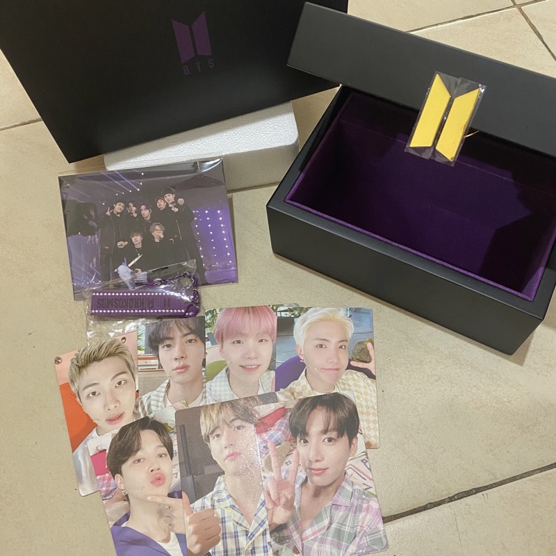READY FULLSET WITH PC postcard BTS merch box 6 music box postcard ot7 rm jin suga jhope jimin v jung