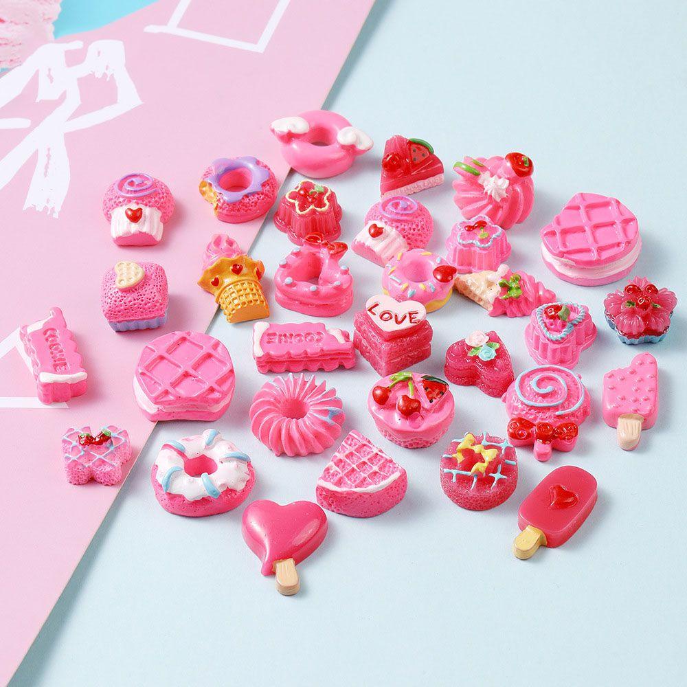 【 ELEGANT 】 Candy Nail Art Perhiasan Resin Gummy Indah DIY Aksesoris Kuku