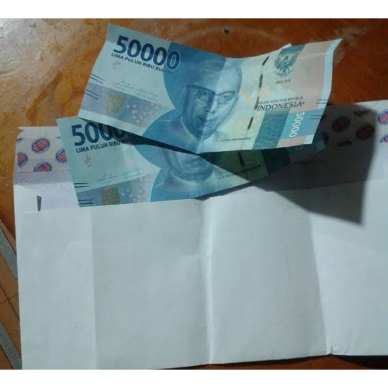 

Beli Amplop, Gratis 1pcs uang 50ribuan.