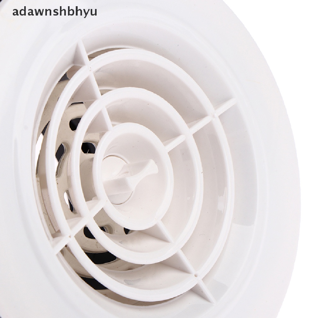 Adawnshbhyu Penutup Ventilasi Udara Adjustable ducting Bulat Plafon Dinding Lubang Kisi Ventilasi Udara