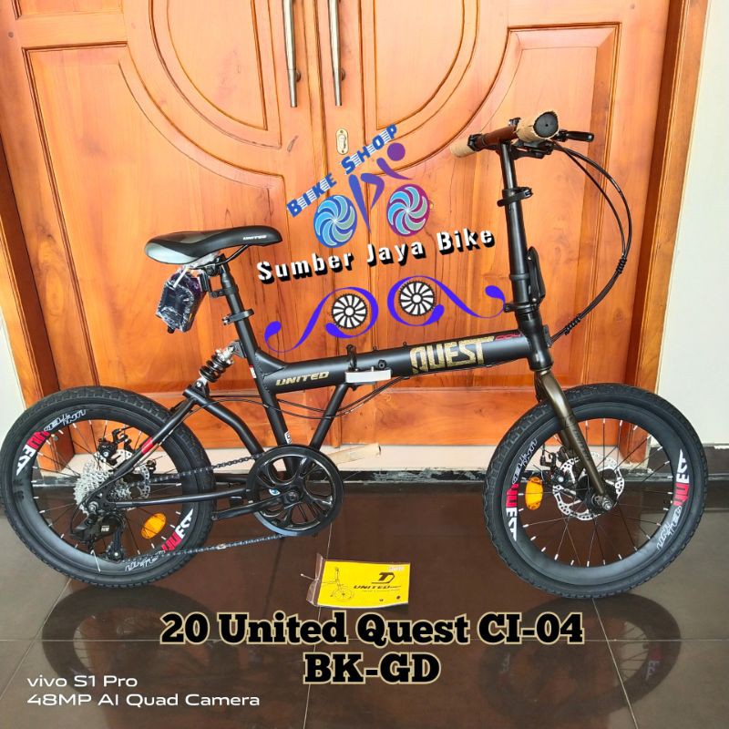 Sepeda Lipat 20 Inch United QUEST CI-04