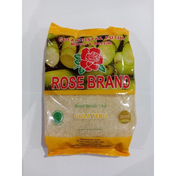 

Gula pasir 1 kg rose brand