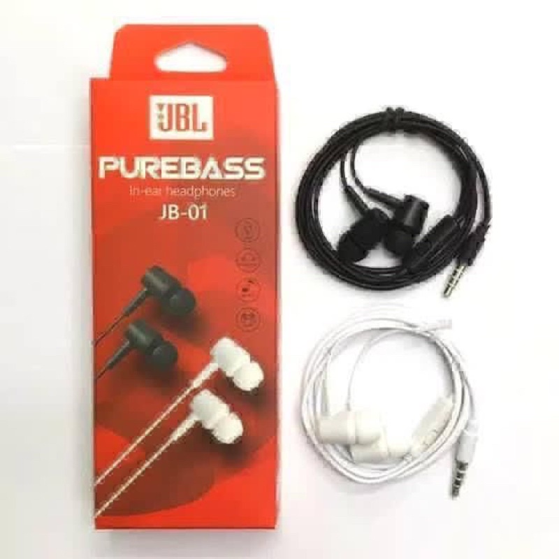 Handsfree JBL JB01 / Jb-01 Super Bass Headset Earphone