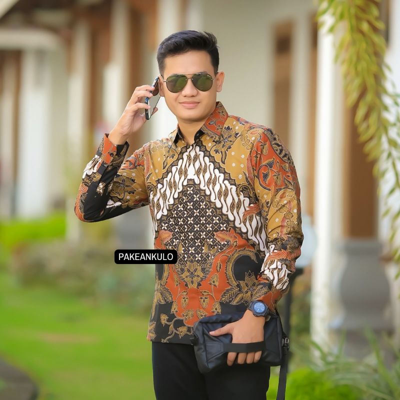 Batik Premium Pria Slimfit || Motif Adhikari