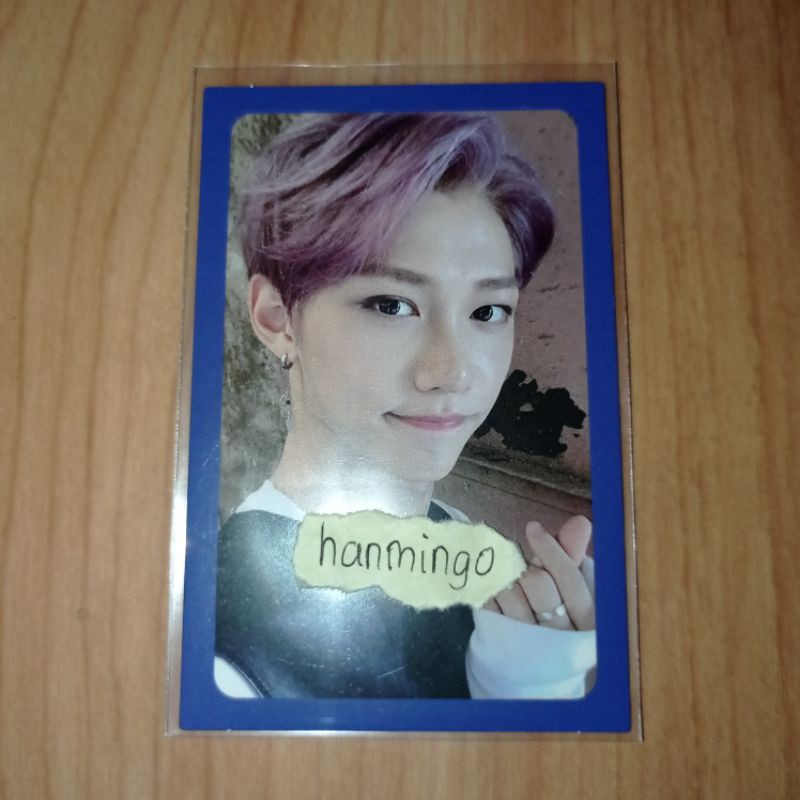 Felix Blue Border Frame Levanter BB Lev Photocard PC Stray Kids SKZ