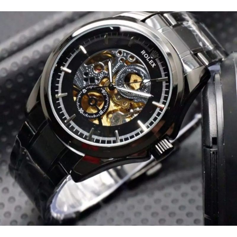 JAM TANGAN PRIA ROLEX MESIN OTOMATIS