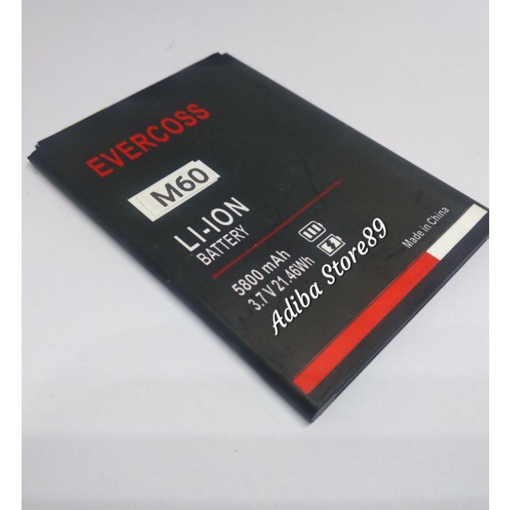 Baterai Batre Evercoss M60 / M60 4G Lite Original Battery Evercoss