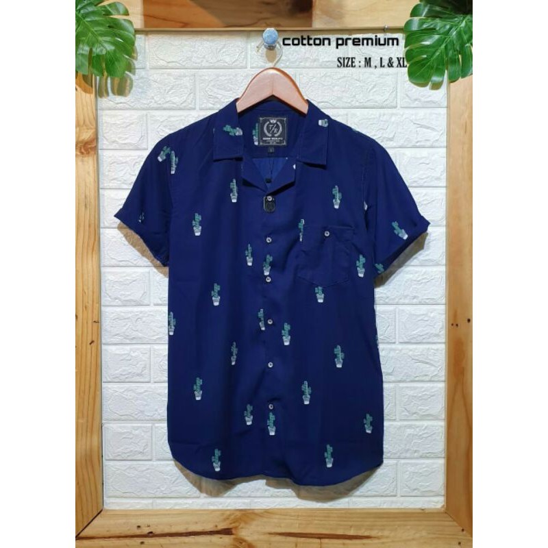 [COD] KEMEJA PRIA LENGAN PENDEK MOTIF BUNGA KEMEJA PANTAI ORIGINAL PREMIUM KEMEJA FLOWER PREMIUM