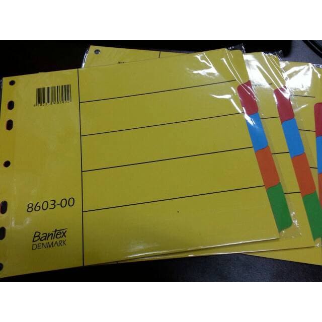 

Pembatas /divider 1/2Folio BANTEX 5warna