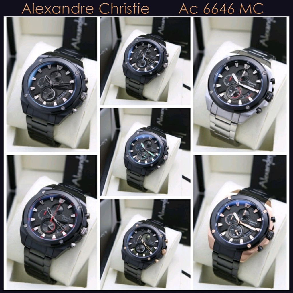 Alexandre Christie Ac 6646 Jam Tangan Pria Original Garanasi Resmi 1 Tahun