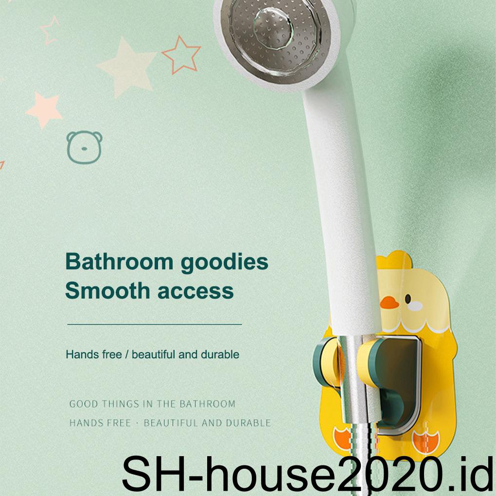 Rak Holder Kepala Shower Dengan Perekat Dapat Dilepas Untuk Kamar Mandi Rumah Tangga (house2020)