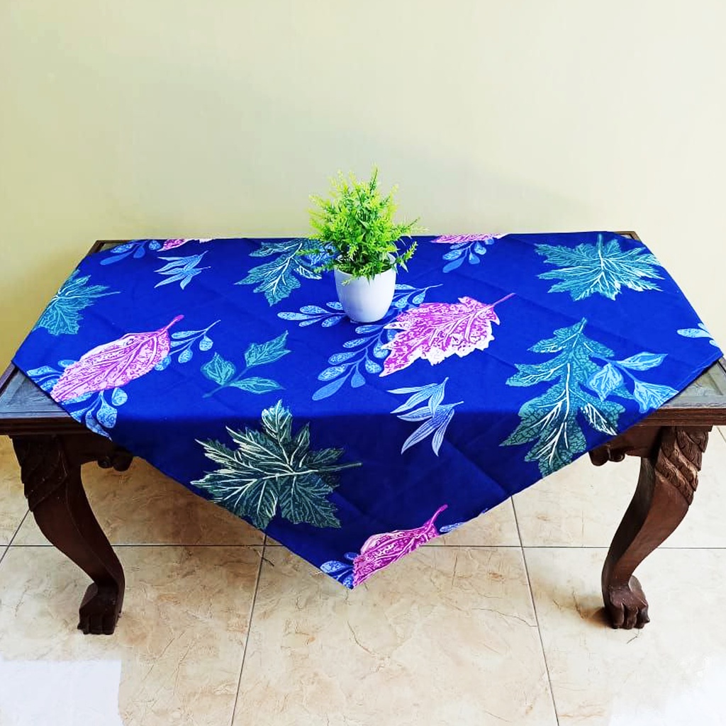 [✅COD] Taplak Meja Aesthetic 100x100cm Kain Katun Home Decor Perlengkapan Dekorasi Hiasan Ruang Tamu Dapur Interior Rumah Minimalis Aneka Motif Mewah