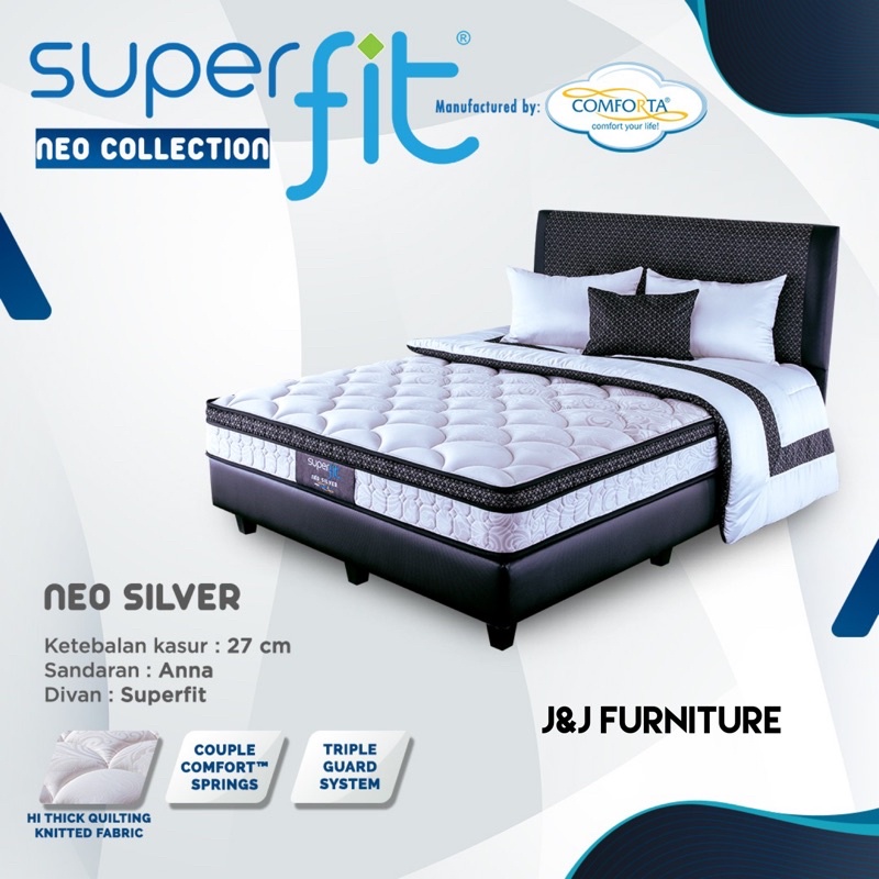 Comforta superfit neo silver murah springbed kasur comforta murah makassar