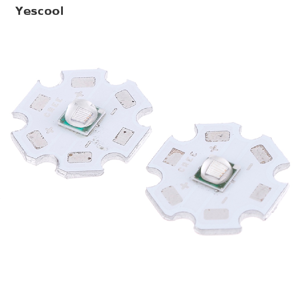 Yescool chip LED CREE XML2 XM-L2 10W Putih Merah Hijau Biru Kuning High Power 16 / 20mm PCB