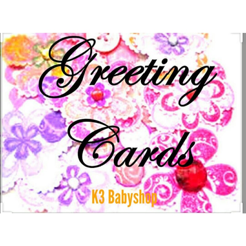 Greeting Card kartu ucapan selamat tambahan kado gift