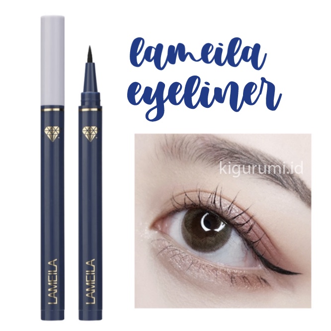 LAMEILA Eyeliner Mata Blue Gold Tahan Lama Waterproof LA131 840