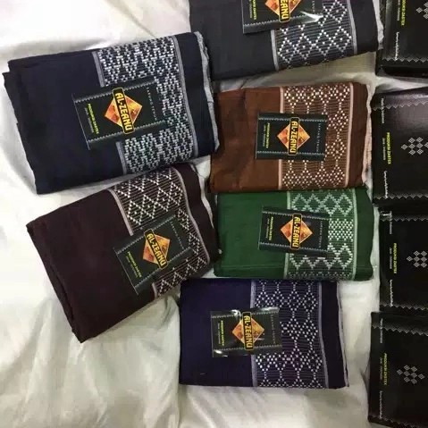 Sarung tenun motif songket al zeanu/  warna dan motif random