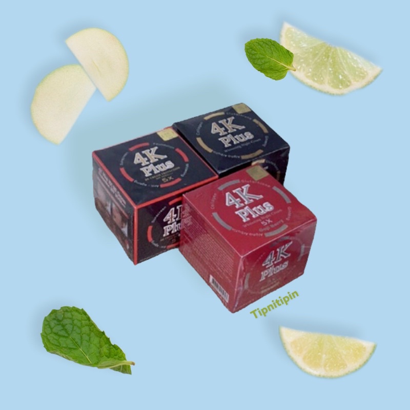 krim pemutih wajah 4K gojji berry/4k day cream spf 50