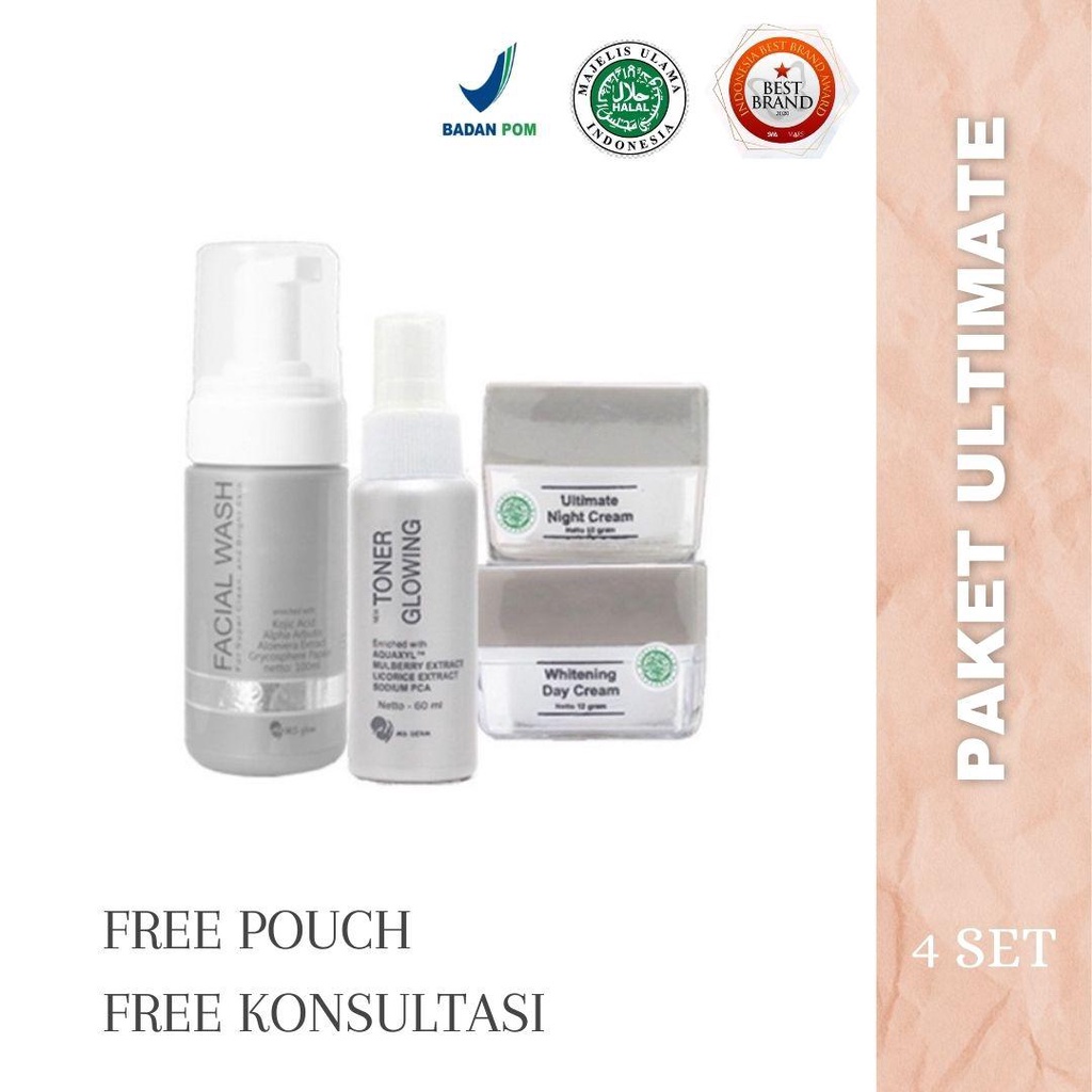 MS GLOW ORI PAKET ULTIMATE ANTI AGING