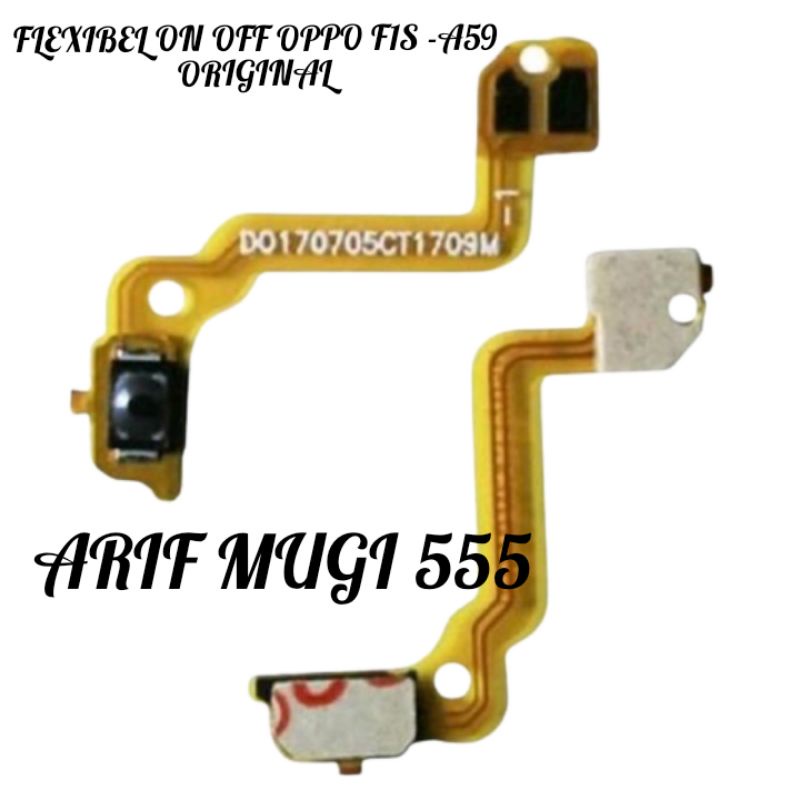 FLEXIBLE TOMBOL ON OFF POWER OPPO F1S ORIGINAL