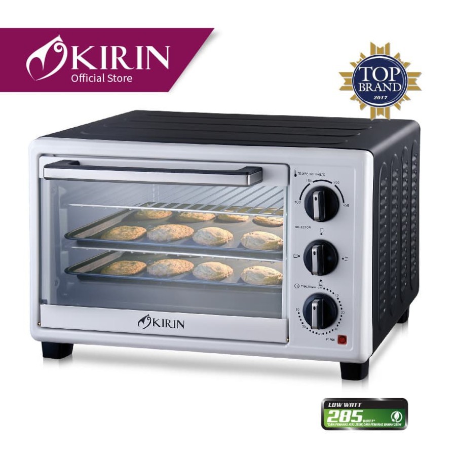 Oven Listrik Kirin KBO-190LW 19 Liter _+ Low Watt 570 Watt