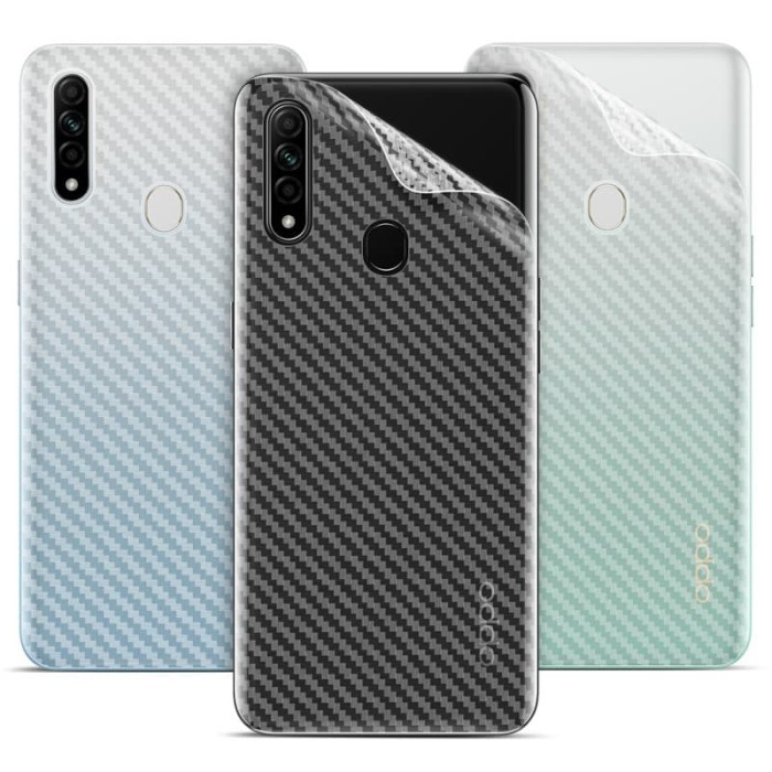 Skin Carbon / Anti gores belakang ASUS ZENFONE MAX PRO M1,ZENF 5,ZENF 6