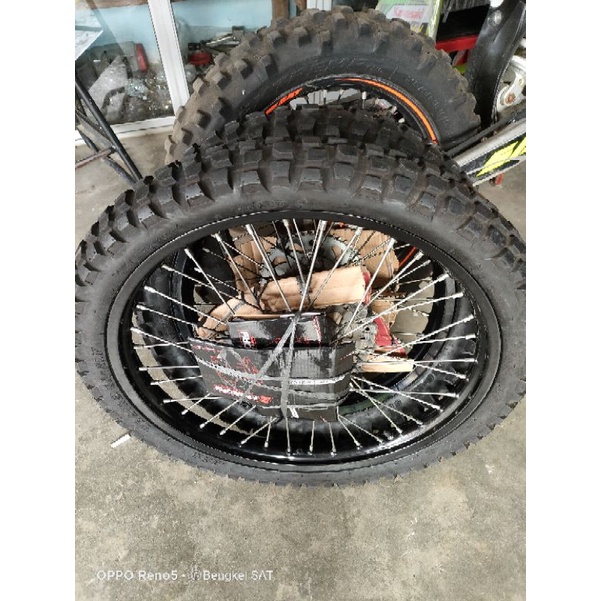 velg klx 18 21 BF set piringan dan Gir