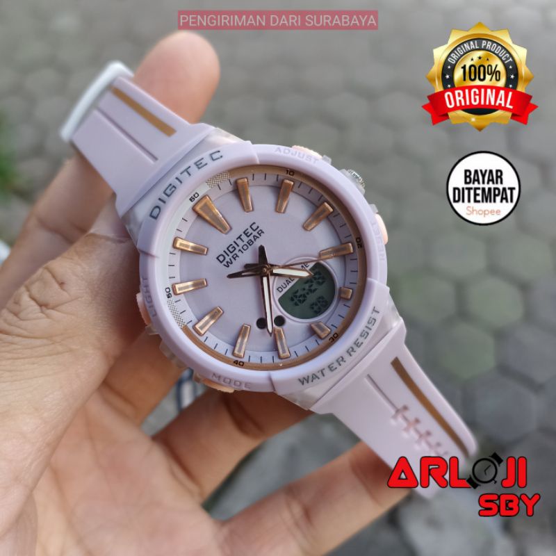 Jam tangan wanita DIGITEC BDA 4126 original tahan air