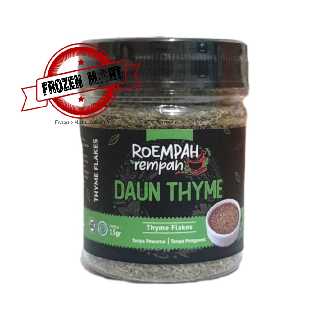 ROEMPAH REMPAH Daun Thyme Kering / Thyme Leaves Flakes 15Gr