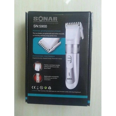 Alat Pangkas Rambut Mesin SONAR SN-5900 Rechargeable Profesional Murah