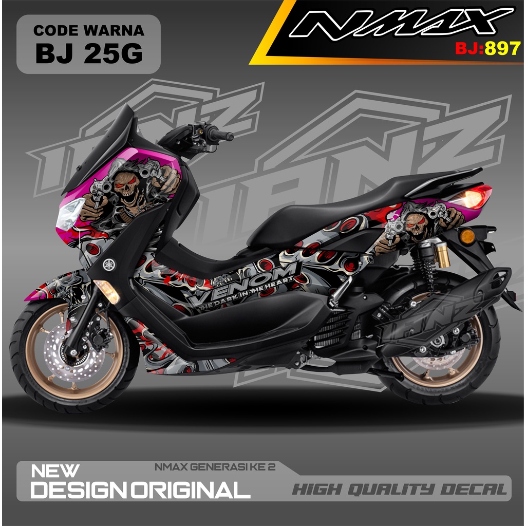 DECAL STIKER ALL NEW NMAX / DECAL FULL BODY NMAX / DECAL STIKER FULL BODY NMAX / STIKER DECAL NMAX TERBARU