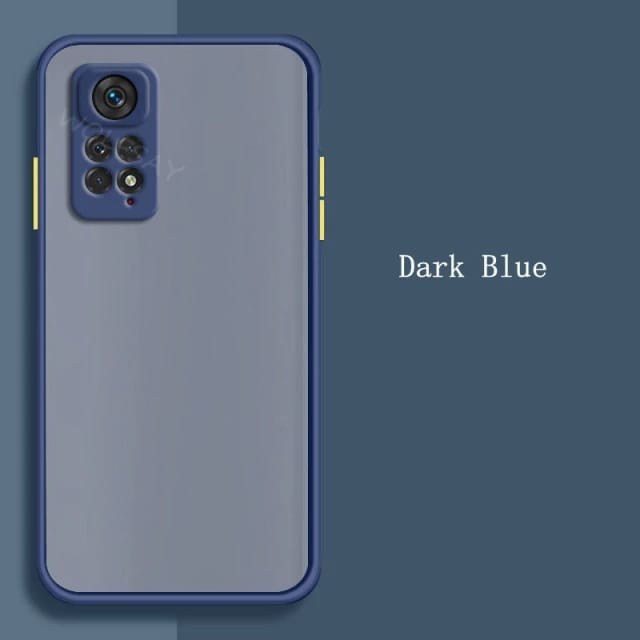 REDMI NOTE 11 PRO / NOTE 11 CASE DOFF COLOUR FROSTED CASE DOVE COLOUR COVER LIS WARNA - REDMI NOTE 11, BLACK