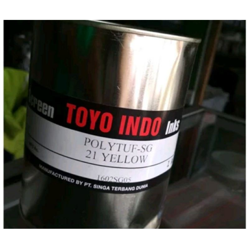 

Tinta toyo polymate kuning SG-21/ tinta sablon/ tinta plastik