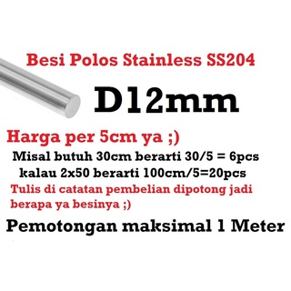 Jual Haebot Besi Polos Linear Shaft As Mm Stainless Steel Cnc D